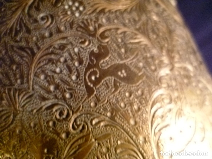 Arte: Jarr&oacute;n asi&aacute;tico de bronce tallado - Foto 11
