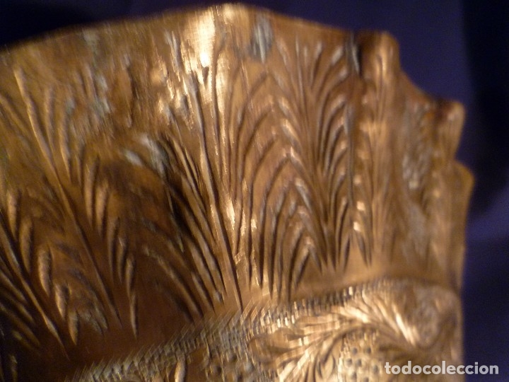 Arte: Jarr&oacute;n asi&aacute;tico de bronce tallado - Foto 13