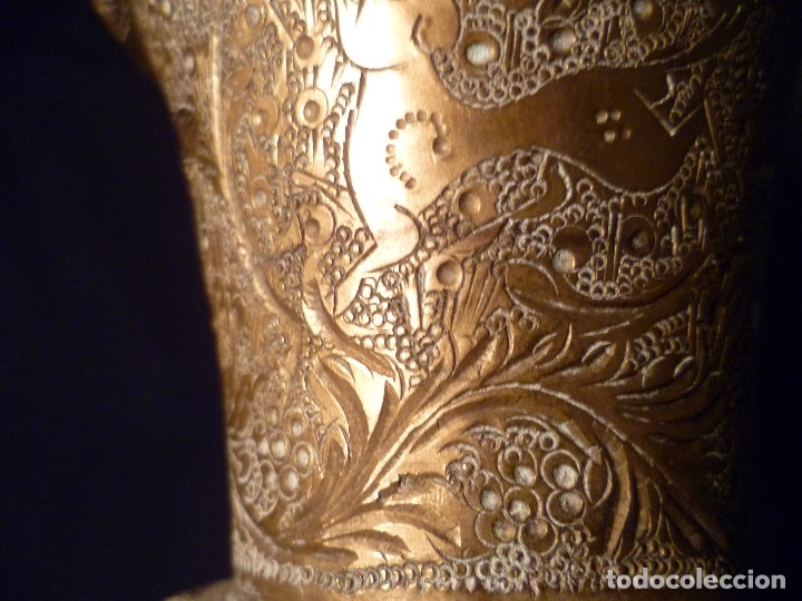 Arte: Jarr&oacute;n asi&aacute;tico de bronce tallado - Foto 24