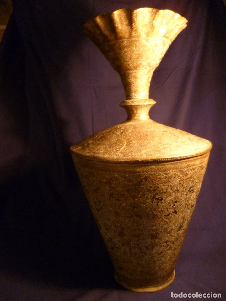 Arte: Jarr&oacute;n asi&aacute;tico de bronce tallado - Foto 28