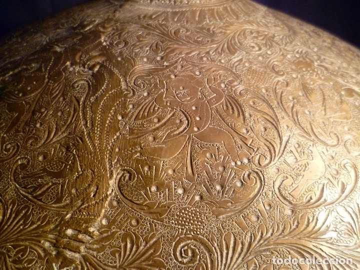 Arte: Jarr&oacute;n asi&aacute;tico de bronce tallado - Foto 2