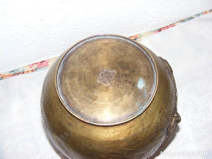 Arte: PAREJA JARRONES BRONCE CHINOS - Foto 6