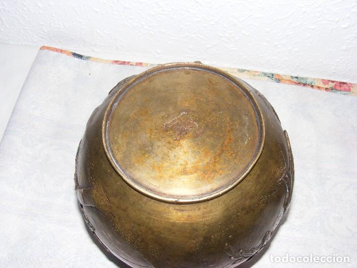 Arte: PAREJA JARRONES BRONCE CHINOS - Foto 7