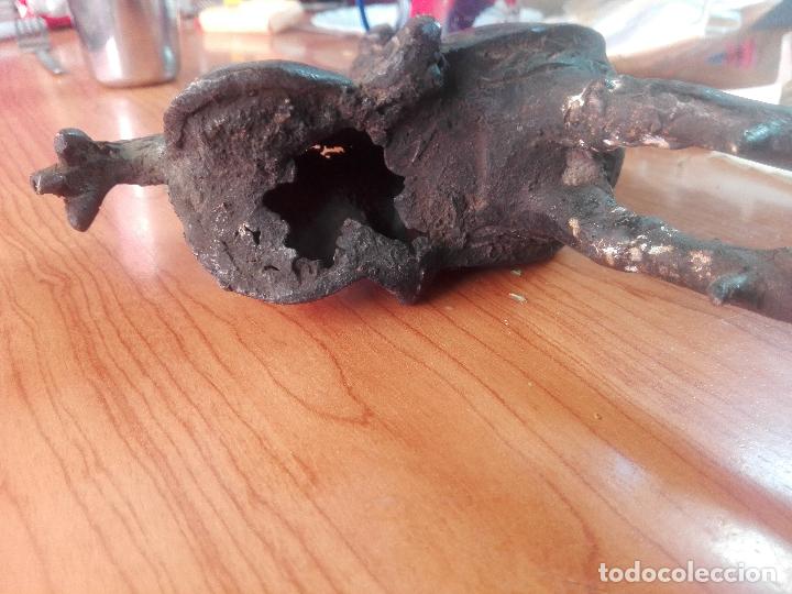 Arte: Gallo bronce Benin 30cm - Foto 5