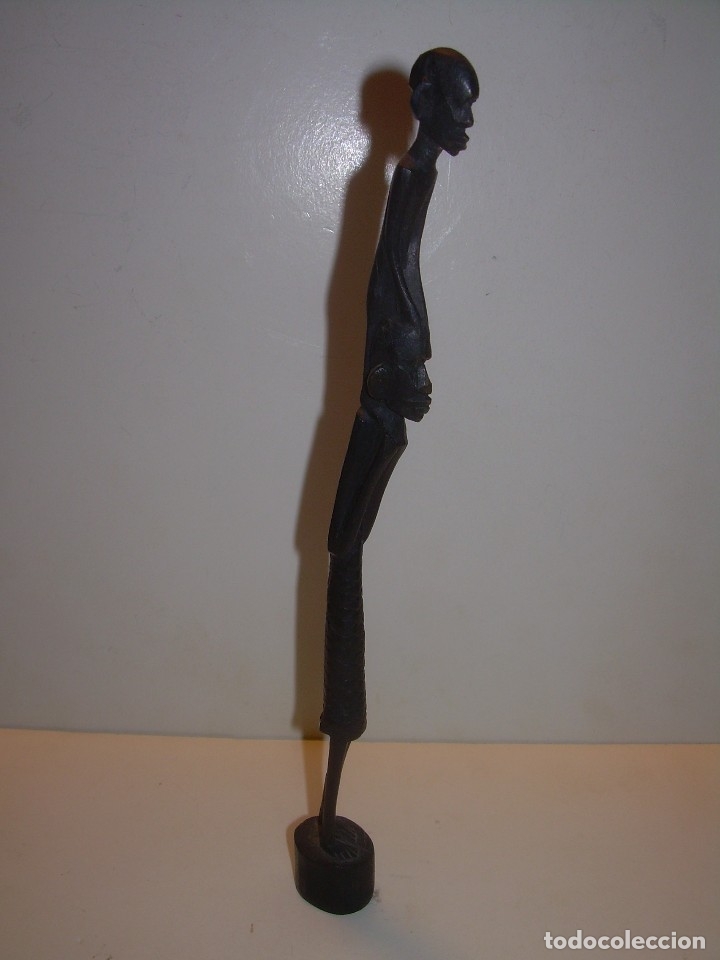 Arte: ANTIGUA TALLA DE MADERA. - Foto 2
