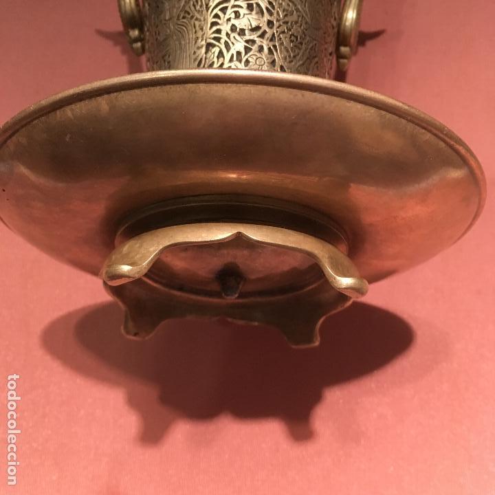 Arte: Vaso de bronce cincelado - Foto 9
