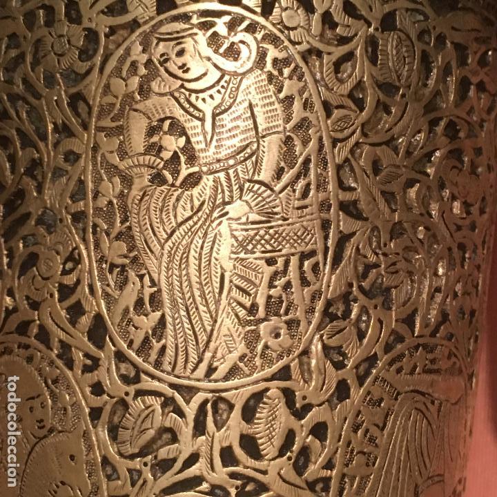 Arte: Vaso de bronce cincelado - Foto 12