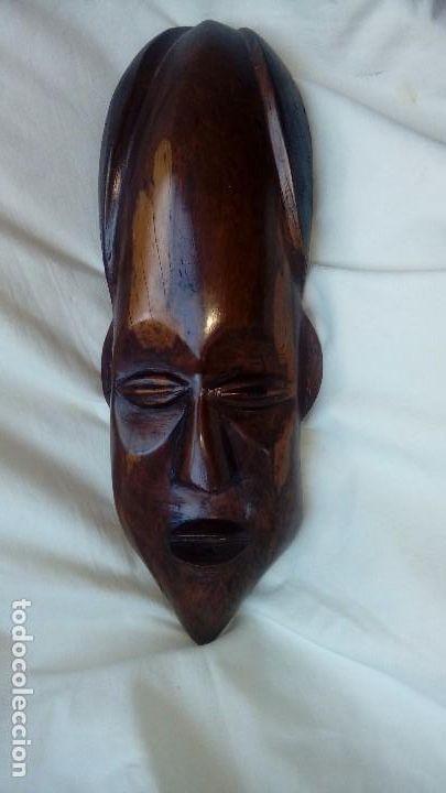 Arte: Mascara africana de ebano - Foto 1