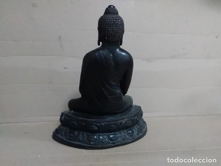 Arte: Buda de metal ( bronce) 23 x 18 ctms - Foto 3