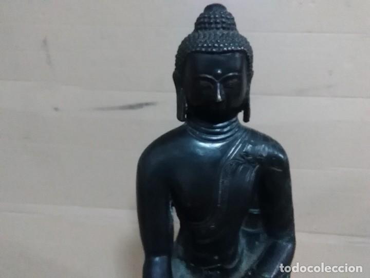 Arte: Buda de metal ( bronce) 23 x 18 ctms - Foto 5