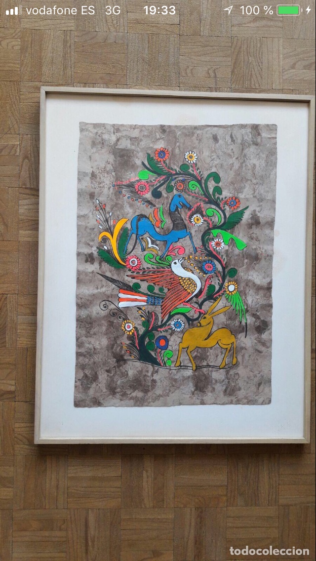 Arte: Cuadro de &Aacute;mate - mejicano - Foto 1