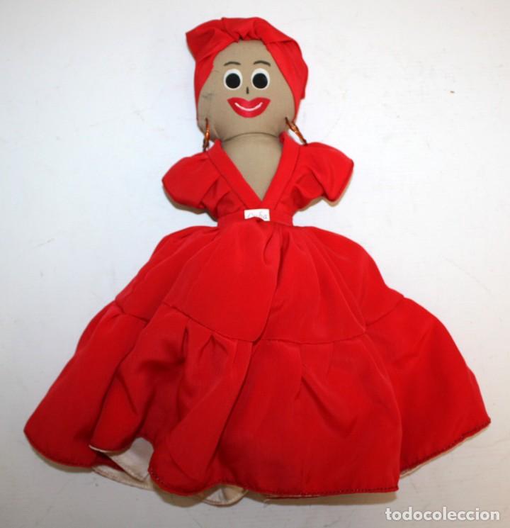Islas del pacifico Interpretación personaje muñeca cubana de dos cabezas en fieltro,años 80 - Compra venta en  todocoleccion