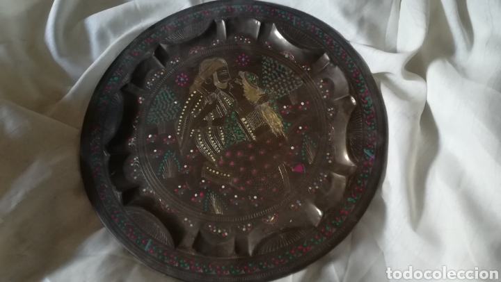 Arte: Magn&iacute;fico plato arabe - Foto 1