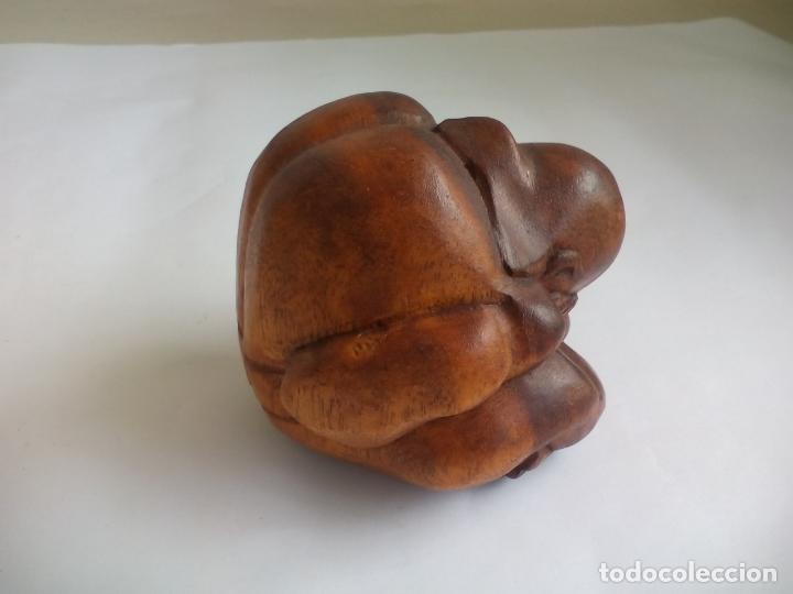 Arte: TALLA DE MADERA DE EL LLANTO DE BUDA - Foto 4