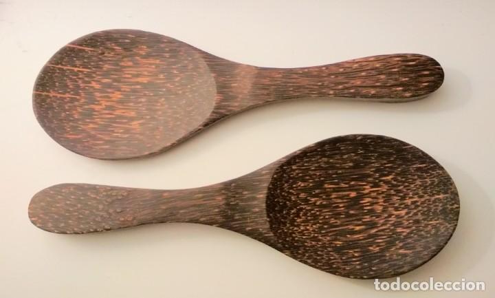 Arte: VENDO 2 cucharones madera de palmera - Foto 1