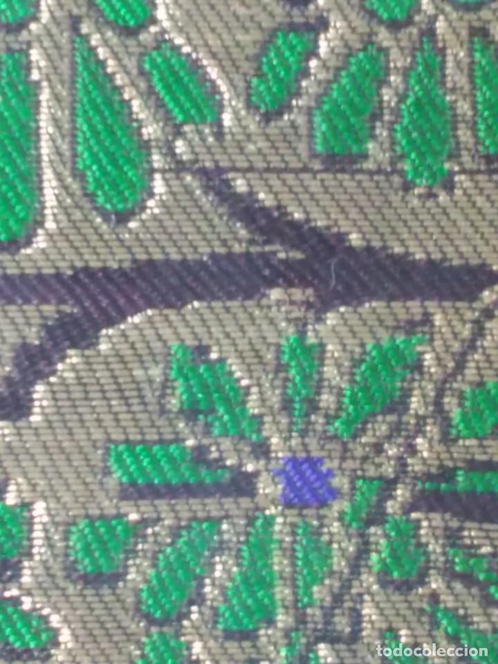 Arte: CUADRO TEXTIL EN MARCO DE MADERA, ORIGEN INDIO - Foto 6