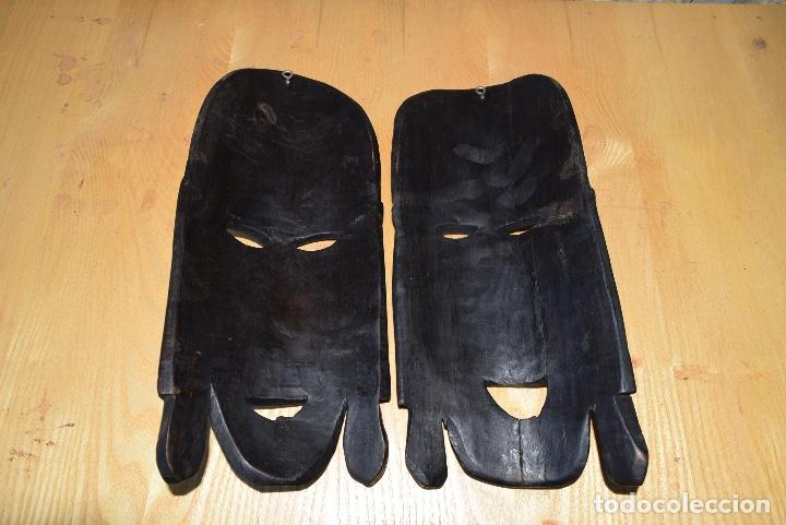 Arte: Pareja de mascaras - Foto 1