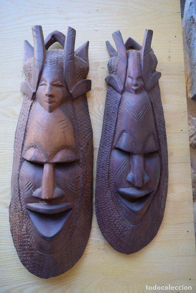 Arte: Pareja de mascaras - Foto 2