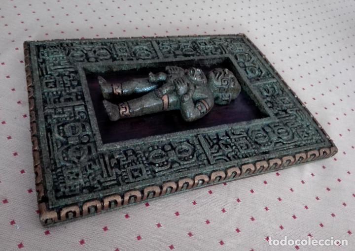 Arte: RELIEVE AZTECA DE MALAQUITA - Foto 3