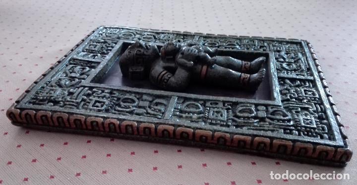 Arte: RELIEVE AZTECA DE MALAQUITA - Foto 4