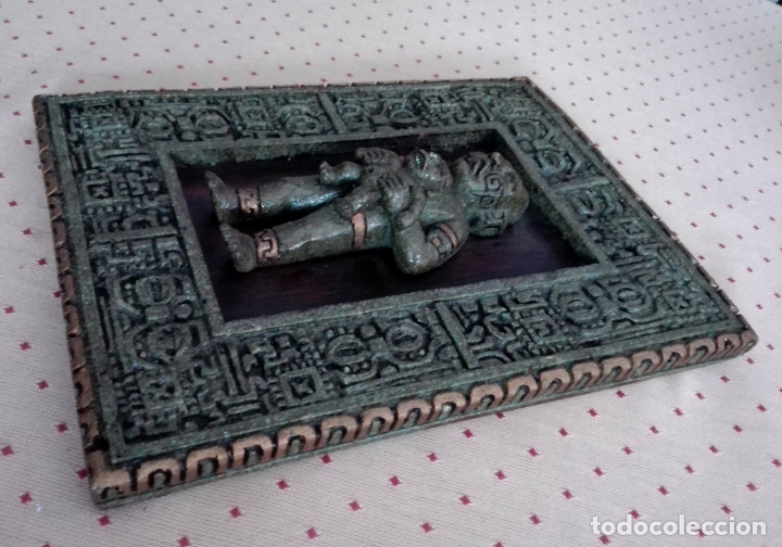 Arte: RELIEVE AZTECA DE MALAQUITA - Foto 7