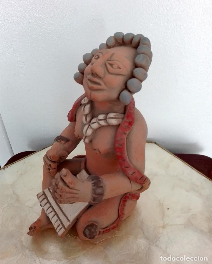 Arte: FIGURA AZTECA TERRACOTA - Foto 4