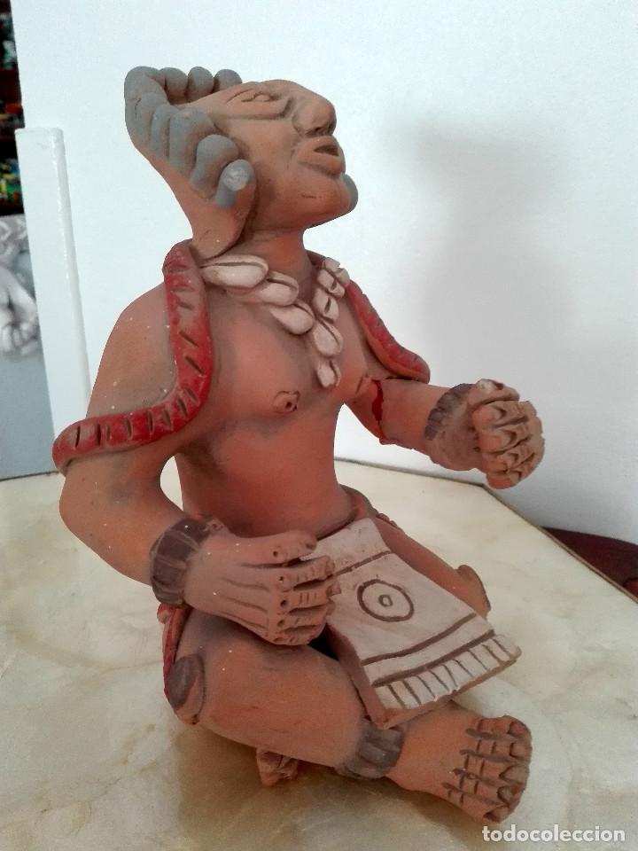 Arte: FIGURA AZTECA TERRACOTA - Foto 7
