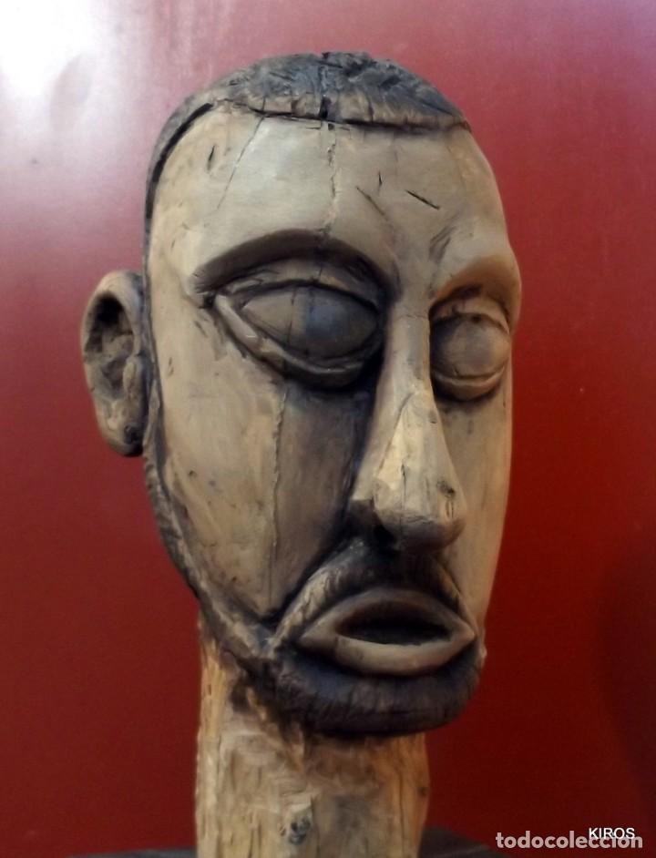 Arte: CABEZA. TALLA MADERA - Foto 1