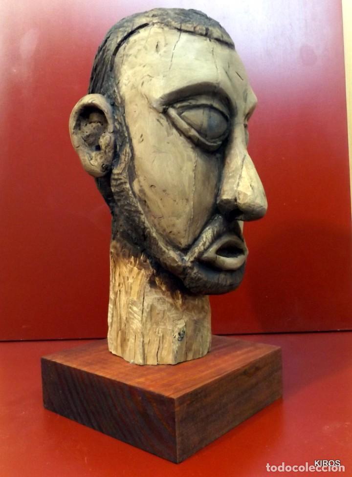 Arte: CABEZA. TALLA MADERA - Foto 3
