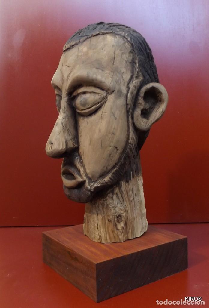Arte: CABEZA. TALLA MADERA - Foto 4