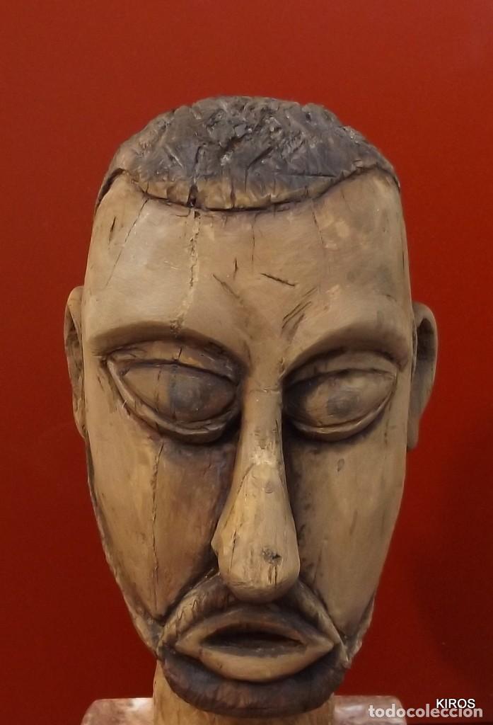 Arte: CABEZA. TALLA MADERA - Foto 6