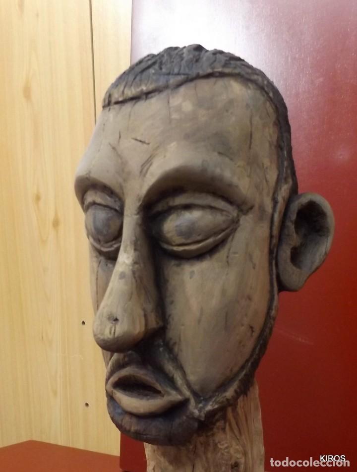 Arte: CABEZA. TALLA MADERA - Foto 7