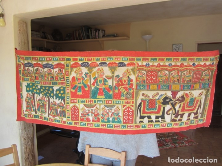 Arte: Tela india pintada a mano - Foto 2