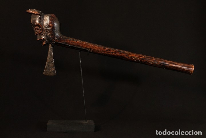Arte: Hacha de prestigio Tchokwe. - Foto 3