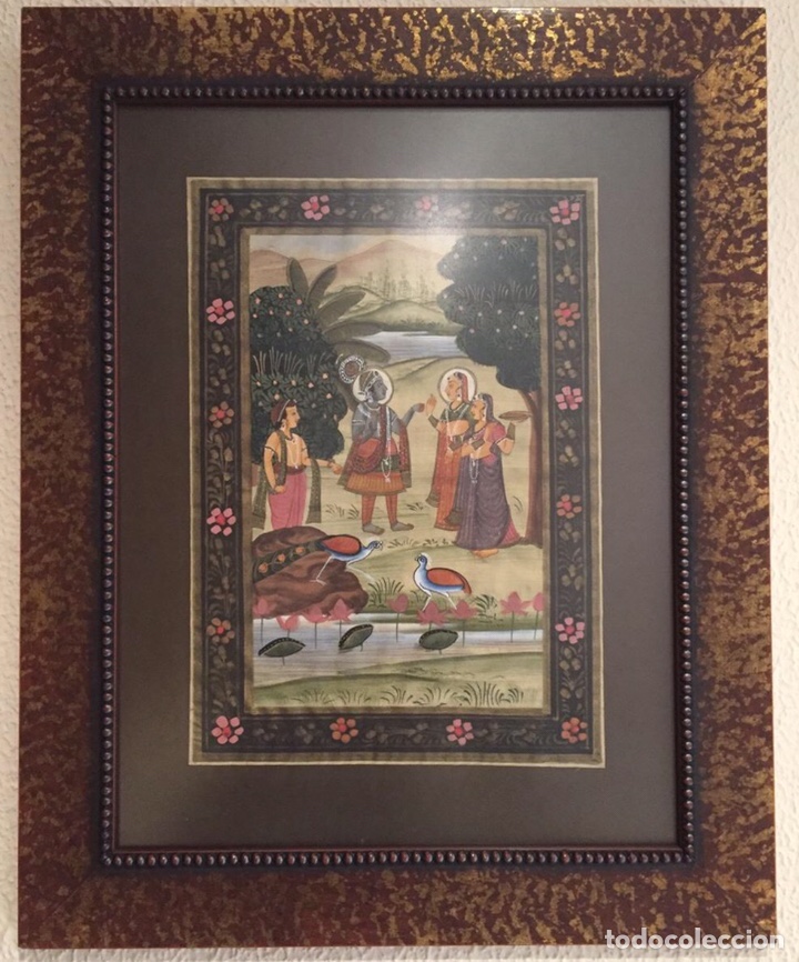 Arte: CUADRO SEDA INDIA - Foto 1