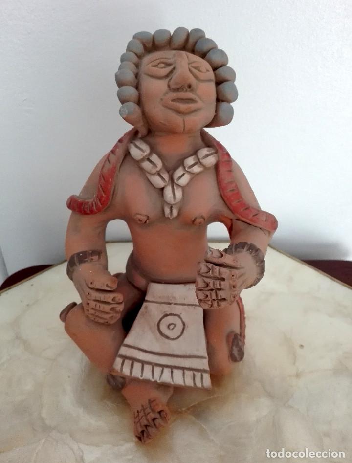 Arte: FIGURA AZTECA TERRACOTA - Foto 3