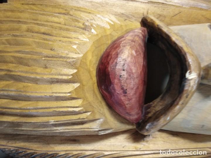 Arte: M&aacute;scara rumana madera 55x21ctms - Foto 7