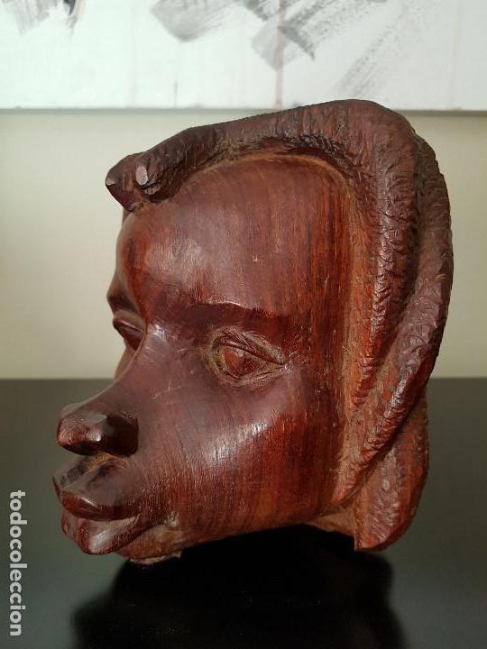 Arte: Talla Cabeza Africana - Foto 3