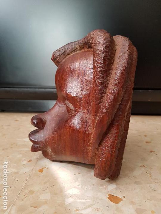 Arte: Talla Cabeza Africana - Foto 5