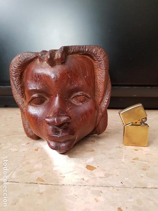 Arte: Talla Cabeza Africana - Foto 7