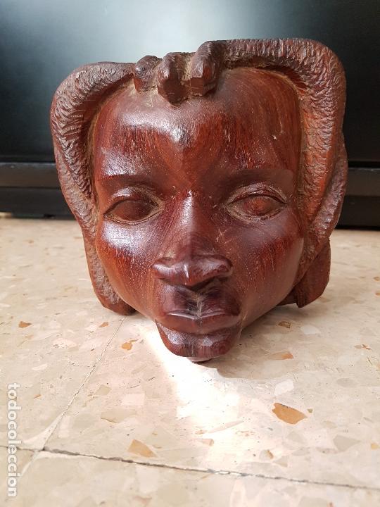 Arte: Talla Cabeza Africana - Foto 1