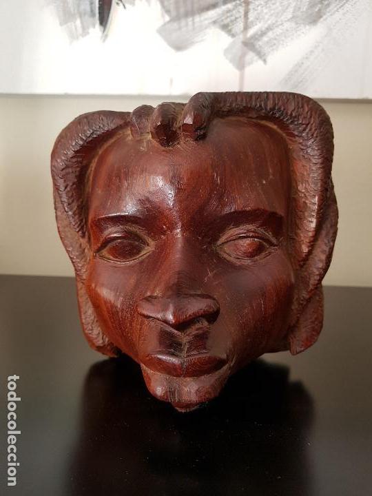 Arte: Talla Cabeza Africana - Foto 2