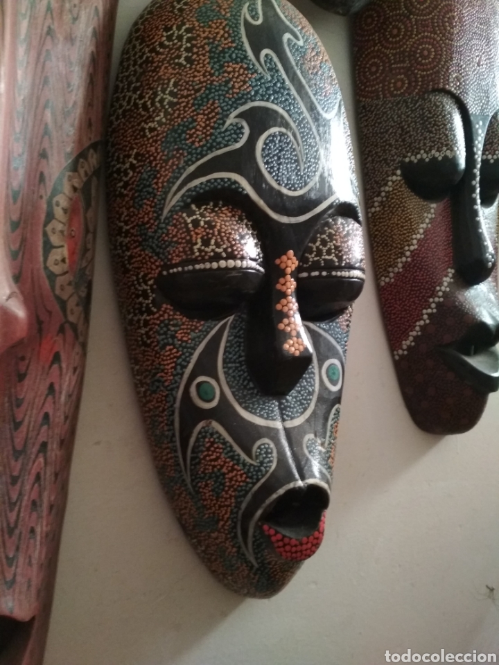 Arte: M&aacute;scara de madera - Foto 2