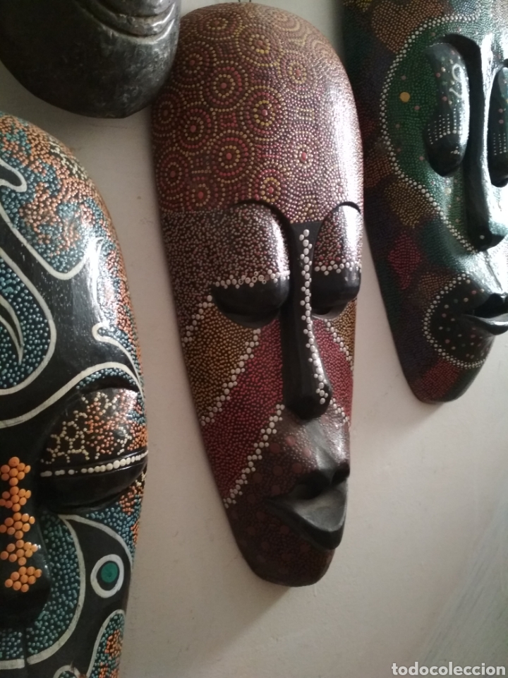 Arte: M&aacute;scara de madera - Foto 3