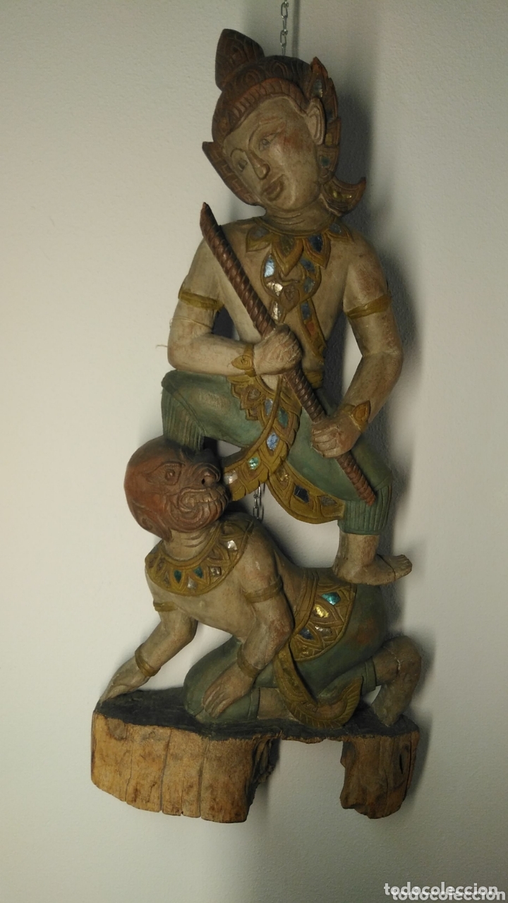 Arte: Talla Birmana Vishnu - Foto 1
