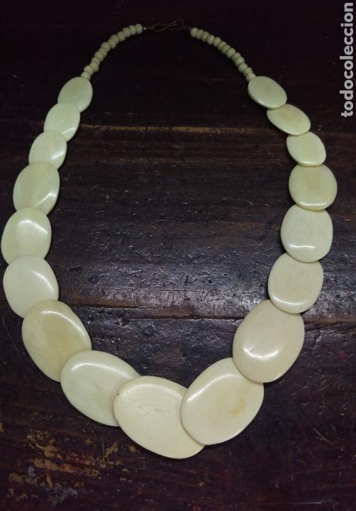 Arte: Collar de hueso tallado - Foto 1