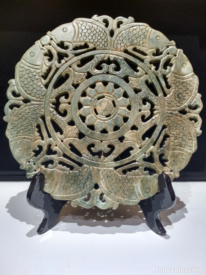 Arte: PLATO GRANDES DIMENSION DE JADE. - Foto 4