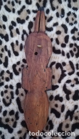 Arte: M&Aacute;SCARA AFRICANA MADERA EBANO - Foto 2