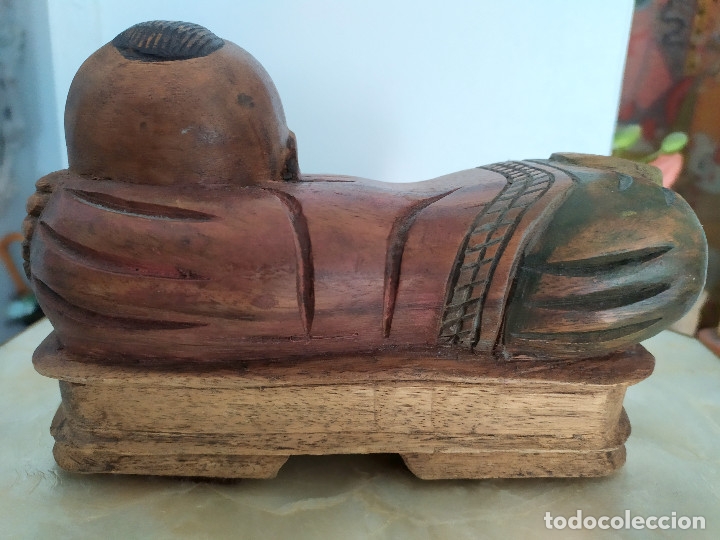 Arte: Figura china de madera - Foto 2