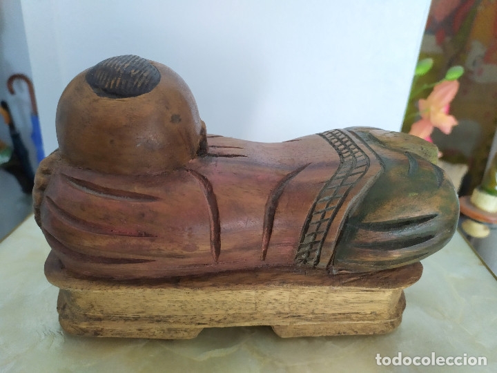 Arte: Figura china de madera - Foto 4